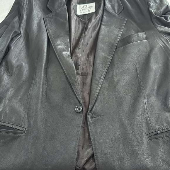 Remy Lamb Leather Blazer Men Size 42 - Picture 13 of 13